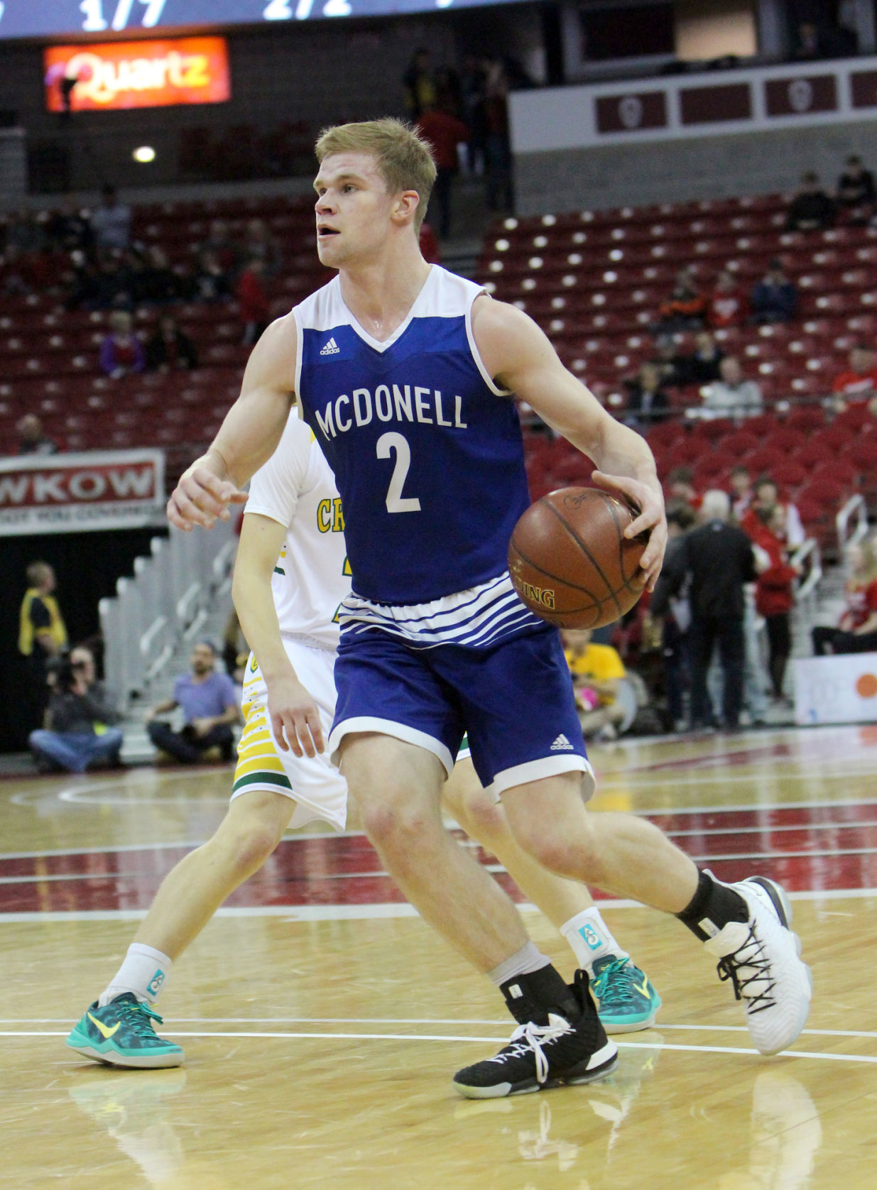 McDonell boys basketball vs Sheboygan Area Lutheran 3-15-19